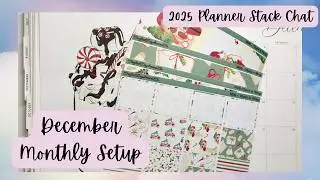 🎄 December Monthly Setup & 2025 Planner Stack Chatty Video  🎁