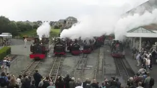 Whistle-up at Tywyn for TR 150