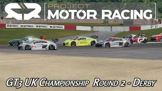 Проект автогонок | Чемпионат Великобритании GT3 | Гонка 2 Дерби