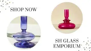 Glass Pillar Candle Holder   Lightweight Elegance in Various Designs and Colors