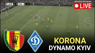 🔴LIVE- Korona Kielce vs Dynamo Kyiv l Club Friendly Match 2026 l eFootball Pes 21 Game  Simulation