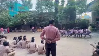 பொங்கல் விழா கொண்டாட்டம் கயிறு இழுத்தல் 