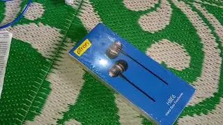 PTron HBE6 Earphone Metal Bass Headphone Unboxing