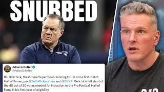Bill Belichick Snubbed For NFL Hall Of Fame In First Ballot | Pat McAfee Show
