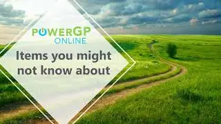 PowerGP Online - Items That You Might Not Know About