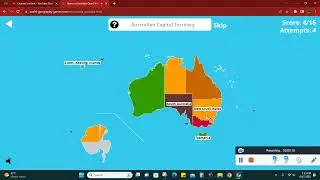 States & Territories Of Australia On The Map