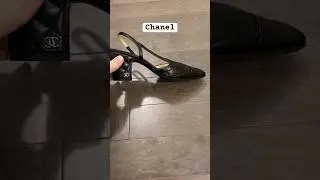 Chanel #chanel #shoecollector #highheels #slingback #wifecollection
