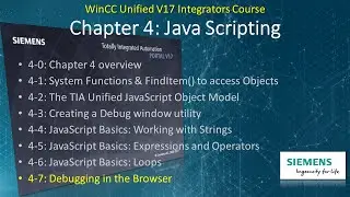 WinCC Unified v17 # 16: JavaScript Debugging in Chrome Browser 🕷️ #WinCCGURU