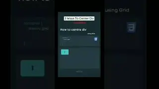 3 way to centre a dev 