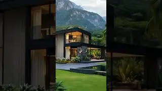 CASA DE LUXO NAS MONTANHAS💎 #projetos #design #arquitetura #renderrealista #ia