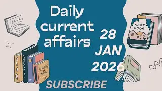 ||Daily Current Affairs|| 28 January 2026|| One Day Govt. Exams||.