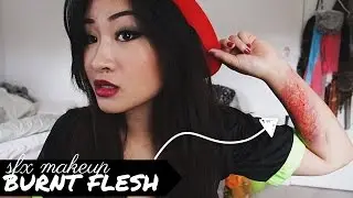 Burnt Flesh Special Effects Makeup Tutorial 🔥