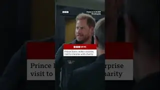 Prince Harry makes surprise visit to Kyiv. #Ukraine #PrinceHarry #BBCNews