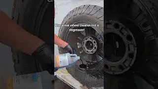 Use a real wheel cleaner not a degreaser!!! Dura-coating.com
