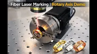 How to fix ring on Rotary Axis for  Fiber Laser Marking Machine