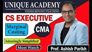 CS Executive Marginal Costing 8 June 2021 Attempt