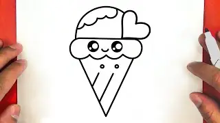 COMMENT DESSINER UNE GLACE KAWAII