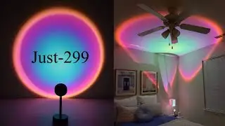 Sunset Lamp for Just- 299/ Photo shoot Light |Pure Unbox|