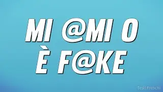 thasup - mi @mi o &egrave; f@ke (Testo)