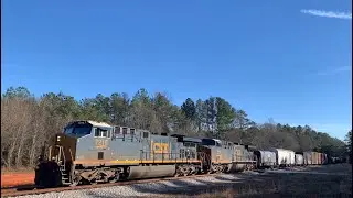 CSXT 7215 (K3LA) Leads M692-19 Through Waterloo, SC!