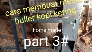 membuat mesin huller kopi. kering