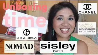 UNBOXING! CHANEL, SISLEY, BIOLOGIQUE RECHERCHE, NOMAD COSMETICS, ARMANI, NORDSTROM BEAUTY