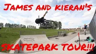 SKATEPARK TOUR!!! With Kieran Reilly!!! | Skatepark sessions 47