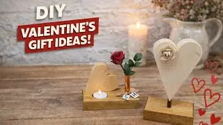 2 Easy DIY Valentine&rsquo;s Gifts Made from Scrap Wood | Budget Woodworking Projects