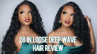 28 INCH LOOSE DEEP WAVE HAIR | YOLOVA HAIR REVIEW |