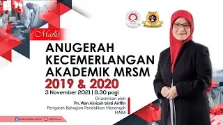 Majlis Anugerah Kecemerlangan Akademik MRSM 2019 & 2020