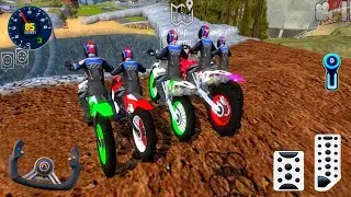 Impossible Police Bike Stunt Driving - US Dirt Bike Racing Simulator 2024 - android / ios gameplay