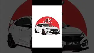 Civic Car Name Logo Design #honda #amplifierslowedandreverb #hondacivic