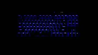 Пример работы подсветки клавиатуры Corsair K63 Wireless