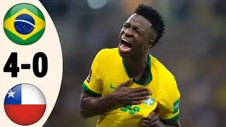 Brazil 4 &times; 0 Chile | Extended Highlight and All Goals- World cup Qualifiers 2022 HD