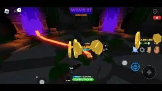 Trying to get wave 100 in Wave Defense|Treasure quest,Roblox.