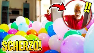 SCHERZO AI MIEI GENITORI - RIEMPIO CASA CON 400 PALLONCINI!