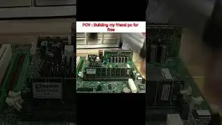 Building my friend pc for free#pcbuild