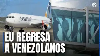 ¡EU lo cumple! Venezolanos regresan a su país pese a tensiones con Trump