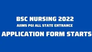 bsc nursing 2022 application form bsc nursing 2022 entrance exam