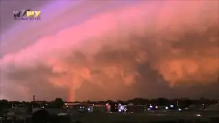 Shelf Cloud + Rainbow Timelapse - Oshkosh, WI - July 18 2015