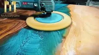 Myluxurytable Custom Epoxy Table&Solid Wood Table