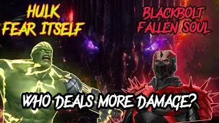 HULK vs BlackBolt - Who deals more damage?