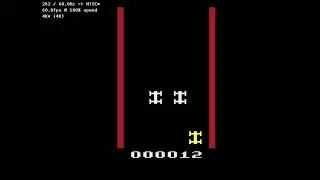 Dead Road v2.3 (Atari 2600/VCS, NTSC). Score: 789 #atari #homebrewgames #cars #atari2600 #gameplay