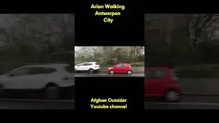25 seconds walking antwerpen city near butcher shop