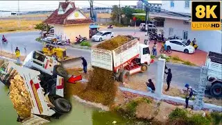 Start New Project !! Truck 5 Ton Skill Bulldozer D31 Recovery Truck Land 25Ton Fails With Operator .