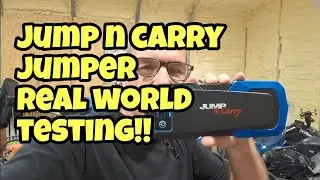 Испытание в реальных полевых условиях Jump N Carry! Портативный аккумуляторный пусковой бокс.