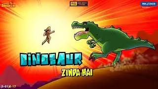 LITTLE SINGHAM 😎 | LS Vs Dinosaur | English EP 17