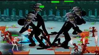 Stick Empires Epic Matches Vs Icarus (FT 8 giants in the same match)