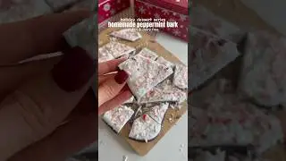 homemade peppermint bark #shorts