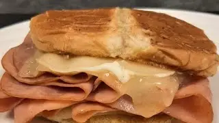 Hot Ham & 3 Cheese Sandwich! Made on the Steelmade USA Griddle! -Garrett the Griddler